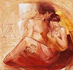 Passion Canvas Paintings - Tender Passion